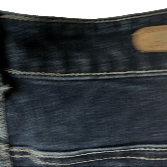 Jeanswear Cosmopolitan Denim Jeans High Rise Flare Leg Women 14 Dark Blue - Picture 7 of 9